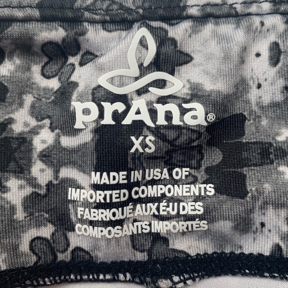 Prana Gray Purple Roxane Geometric Pattern Crop L… - image 7